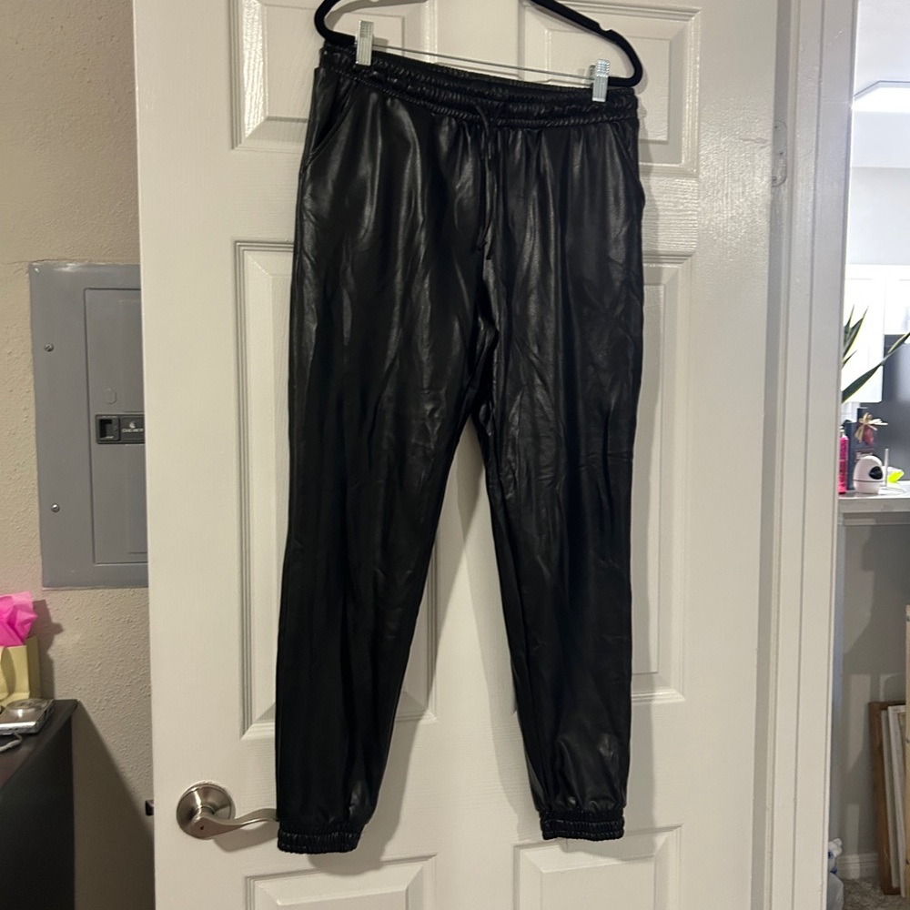 Kiss Black Jogger Pants